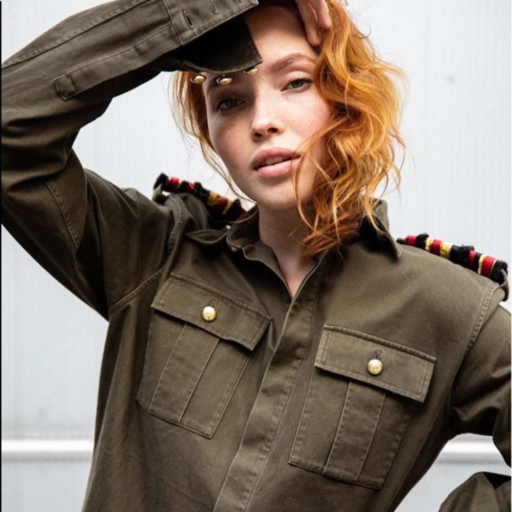 Balmain Military Style Shirt. Open to trading